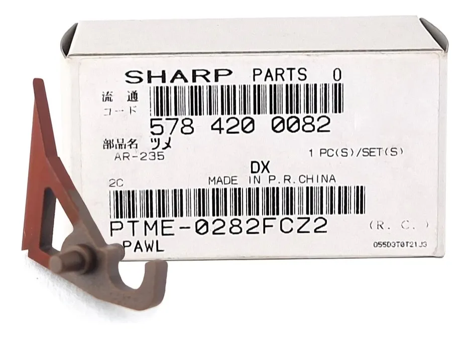 UÑAS SEPARACION RODILLO SUPERIOR SHARP - ARM236 ARM237 ARM276 ARM277 ARM350 ARM550N ARM620N ARM700N MX- B350P B350W B355W B376W B450P B450W B455W B476W M260 M264N M310 M314N M354N M364N M365N M450N M464N M465N M550 M564N M565N - SHARP
