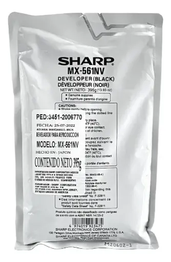 [MX-561NV-SHARP] REVELADOR NEGRO MX-561NV SHARP
