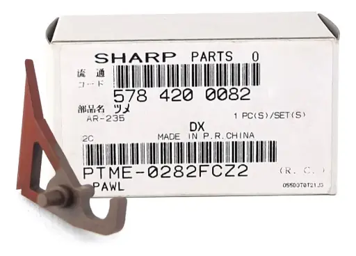 [PTME03300FCZ1-SHARP] UÑAS SEPARACION RODILLO SUPERIOR SHARP - ARM236 ARM237 ARM276 ARM277 ARM350 ARM550N ARM620N ARM700N MX- B350P B350W B355W B376W B450P B450W B455W B476W M260 M264N M310 M314N M354N M364N M365N M450N M464N M465N M550 M564N M565N - SHARP